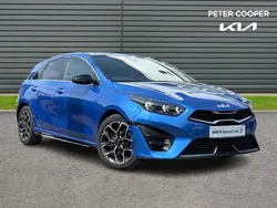 Blue Used 2024 Kia Ceed GT-Line Hatchback | £20,490 (Fair price)