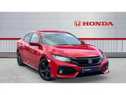 Red Used 2019 Honda Civic Sport Hatchback | £14,290 (Fair price)