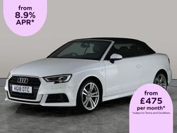 White Used 2018 Audi A3 Cabriolet S-Line Cabriolet | £17,144 (Fair price)