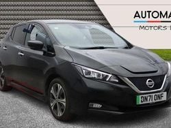 Black Used 2021 Nissan Leaf Tekna Hatchback | £7,290 (Fair price)