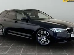 Black Used 2020 BMW 520 M Sport Estate | £18,995 (Fair price)