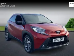 Red Used 2023 Toyota Aygo Hatchback | £13,274 (Fair price)