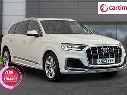 White Used 2023 Audi Q7 S-Line SUV | £40,990 (Good price)