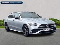 Silver Used 2025 Mercedes C300e Urban Sedan | £38,719