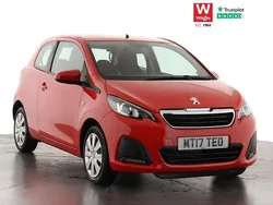 Red Used 2017 Peugeot 108 Active Hatchback | £4,999 (Fair price)