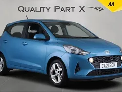 Turquoise Used 2021 Hyundai i10 SE Hatchback | £9,700 (Fair price)
