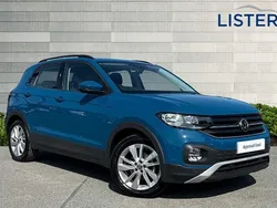 Dark petrol blue Used 2021 VW T-Cross SE SUV | £14,990 (Fair price)