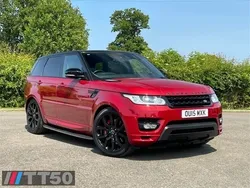 Red Used 2015 Land Rover Range Rover Sport Autobiography Dynamic SUV | £16,990 (Fair price)