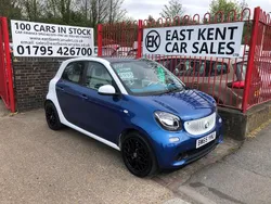Blue Used 2016 Smart ForFour Premium Hatchback | £4,250 (Good price)