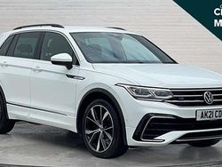 White Used 2021 VW Tiguan R-line SUV | £22,510 (Fair price)