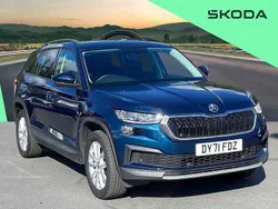 Petrol blue metallic Used 2021 Skoda Kodiaq SE SUV | £19,566 (Fair price)