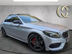 Silver Used 2017 Mercedes C250 AMG line Sedan | £16,475 (Fair price)