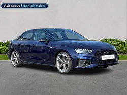 Blue Used 2022 Audi A4 Black Edition Sedan | £26,267 (Fair price)