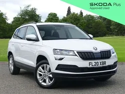 White Used 2020 Skoda Karoq SE Technology SUV | £17,795 (Good price)