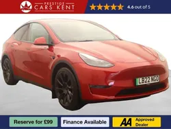 Red Used 2022 Tesla Model Y Long Range SUV | £27,453 (Good price)