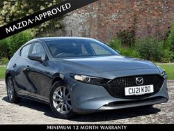 Grey Used 2021 Mazda 3 Hatchback | £14,990 (Fair price)
