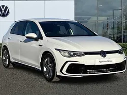 Pure white Used 2024 VW Golf VIII R-line Hatchback | £25,990 (Fair price)