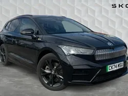 Black Used 2024 Skoda Enyaq iV vRS SUV | £41,995