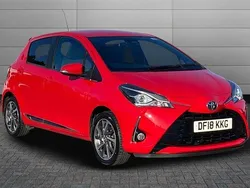 Chilli red Used 2018 Toyota Yaris Hatchback | £9,791 (A bit pricey)