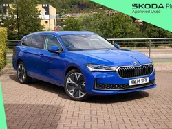 Energy blue Used 2025 Skoda Superb SE L Estate | £31,475 (Expensive)