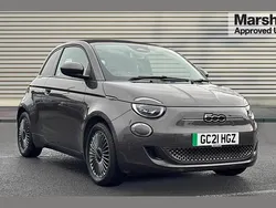 Grey Used 2021 Fiat 500e Icon Cabriolet | £13,752 (Fair price)