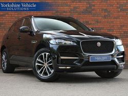 Black Used 2019 Jaguar F-Pace R-Sport SUV | £16,489 (Fair price)