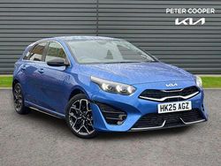 Blue Used 2025 Kia Ceed GT-Line Hatchback | £20,790 (Fair price)