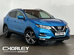 Blue Used 2017 Nissan Qashqai N-Connecta SUV | £12,116 (Fair price)