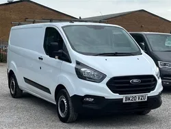 White Used 2020 Ford Transit Custom S Van | £10,194 (Fair price)