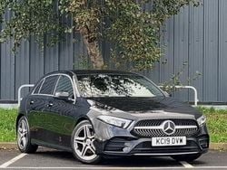 Black Used 2019 Mercedes A180 AMG line Hatchback | £14,498 (Fair price)