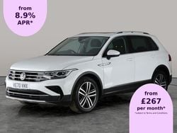White Used 2021 VW Tiguan Elegance SUV | £18,676 (Good price)