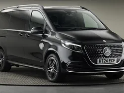 Obsidian black Used 2023 Mercedes V220 AMG line MPV | £69,500