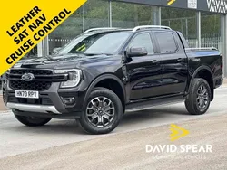 Agate black (metallic paint) Used 2023 Ford Ranger Wildtrack Pickup | £29,990 (Good price)