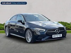 Black Used 2024 Mercedes CLA180 AMG Line Premium Sedan | £29,999 (A bit pricey)