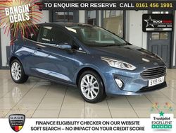 Blue Used 2019 Ford Fiesta Titanium Hatchback | £10,870 (Good price)