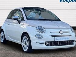 White Used 2017 Fiat 500C Anniversary Cabriolet | £10,289 (Expensive)