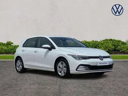 White Used 2021 VW Golf VIII Life Hatchback | £17,390 (Good price)
