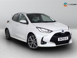 White Used 2021 Toyota Yaris Hatchback | £15,466 (A bit pricey)