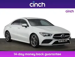White Used 2020 Mercedes CLA220 AMG Line Premium Sedan | £21,749 (A bit pricey)