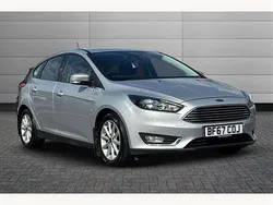 Silver Used 2017 Ford Focus Titanium Hatchback | £7,791 (Fair price)
