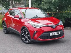 Red Used 2021 Toyota C-HR Design SUV | £18,498 (Fair price)