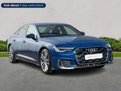 Blue Used 2025 Audi A6 S-Line Sedan | £34,755 (Fair price)