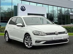 Pure white Used 2020 VW Golf VII GT Hatchback | £15,791 (Fair price)