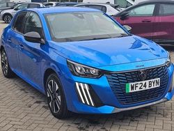 Blue Used 2024 Peugeot e-208 Style Hatchback | £14,995 (Fair price)