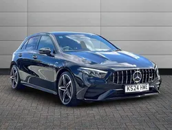 Black Used 2024 Mercedes A35 AMG Premium Hatchback | £34,995 (Fair price)