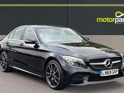 Cosmos black metallic Used 2019 Mercedes C300 AMG Line Premium Sedan | £21,250 (Good price)