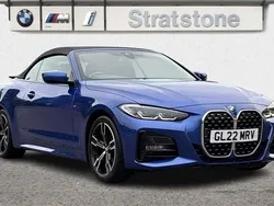 Blue Used 2022 BMW 420 M Sport Cabriolet | £33,890 (Fair price)