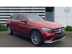 Red Used 2019 Mercedes GLC250 AMG Line Premium Plus SUV | £24,678 (A bit pricey)