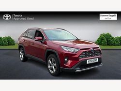 Red Used 2021 Toyota RAV4 Design Estate | £26,122 (Expensive)