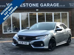 Silver Used 2018 Honda Civic Sport Hatchback | £12,500 (Fair price)